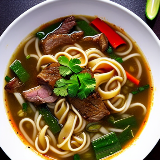 Lamb Noodle Soup