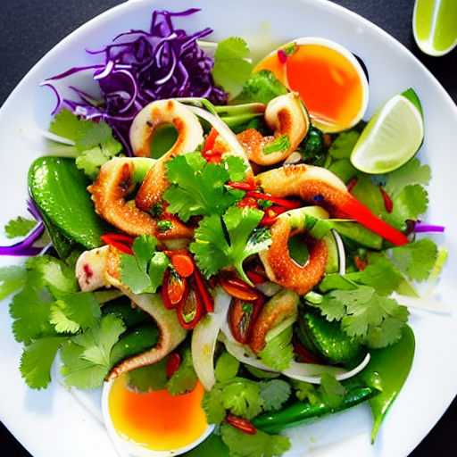 Thai Spicy Squid Salad