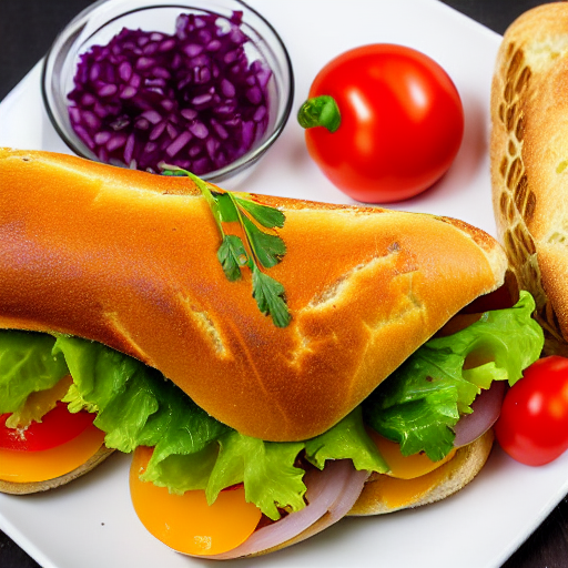 Bocadillo de Vegetales