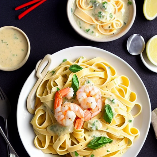 Seafood Fettuccine Alfredo