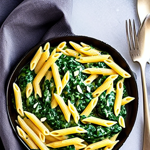 Creamy Spinach Penne