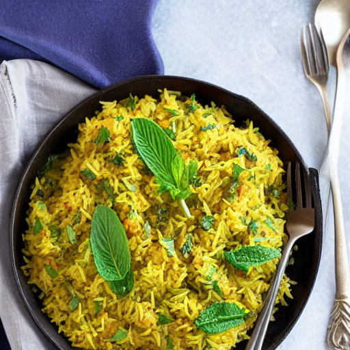 Minted Rice