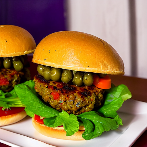 Tajine Vegetable Burger