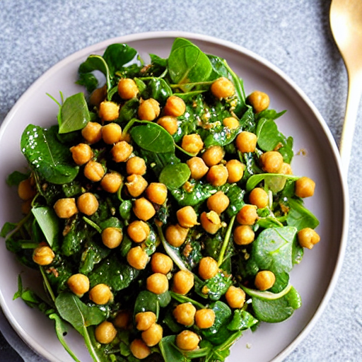 Chickpea and Seaweed Salad