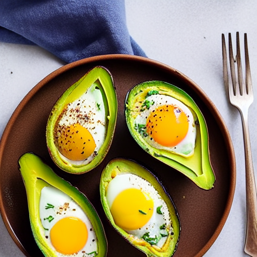 Baked Avocado Eggs