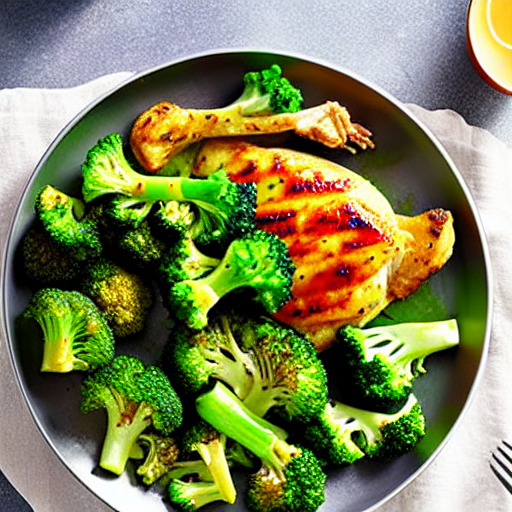 Halal Chicken and Broccoli