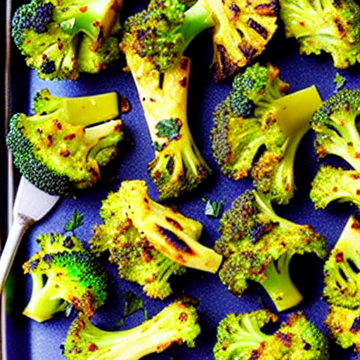 Baked Tandoori Broccoli