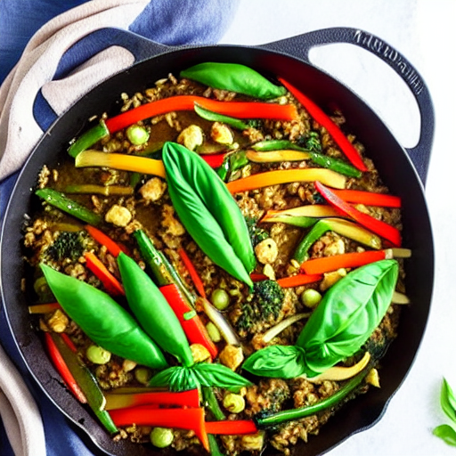 Baked Thai Basil
