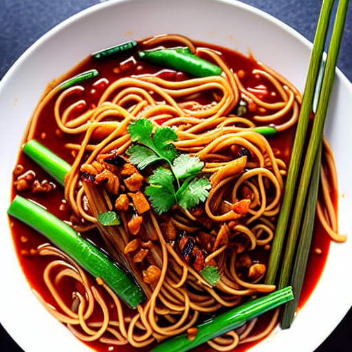 Vegan Sichuan Noodles