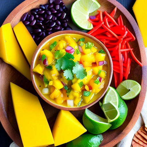 Mango Salsa with Tortilla Chips