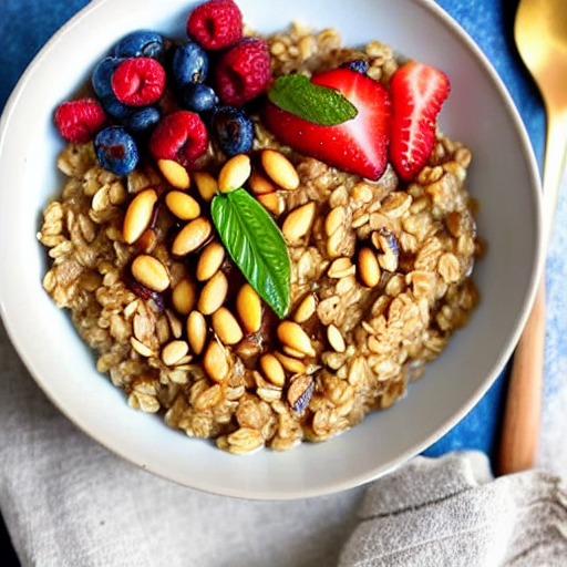 Pine Nut Oatmeal