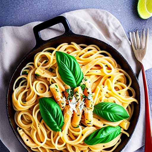 Pasta with Coconut Milk