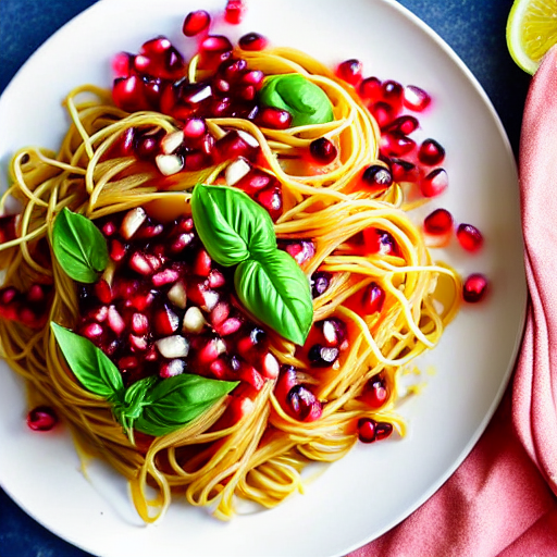 Pasta with Pomegranate