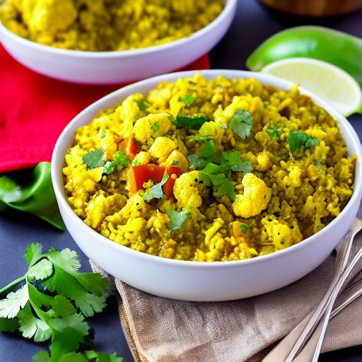 Keto Curry Cauliflower Rice