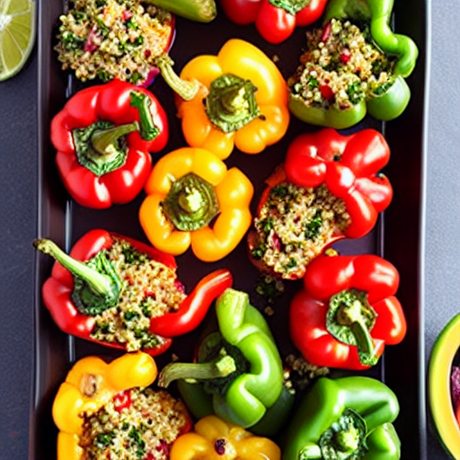 Savory Quinoa and Vegetable Stuffed Peppers
