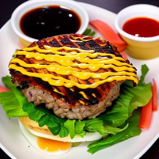 Okonomiyaki Burger