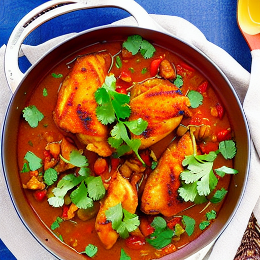 Chicken Tagine with Rice