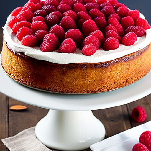 Raspberry Almond Cake