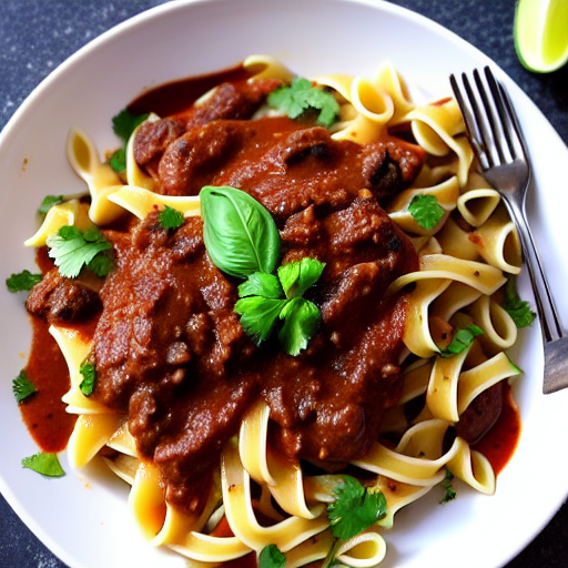 Keto Mole Pasta