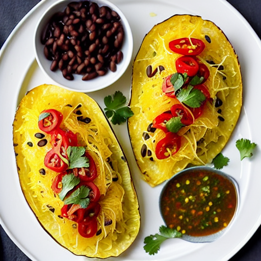Spaghetti Squash Tostadas