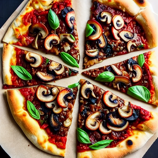 Bulgogi Mushroom Pizza