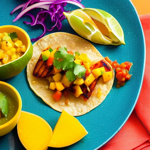 Tacos de Pescado al Mango