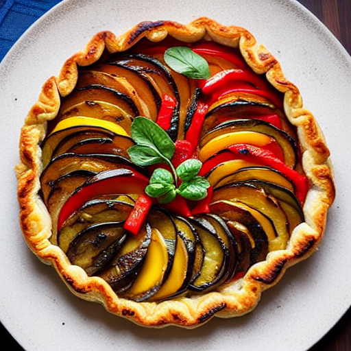 Grilled Ratatouille Tart