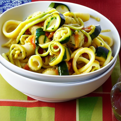 Pasta con Calamari e Zucchine