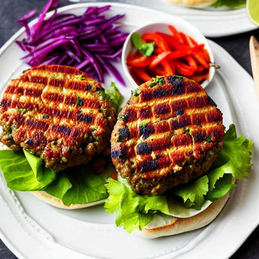 Moroccan Lamb Burger
