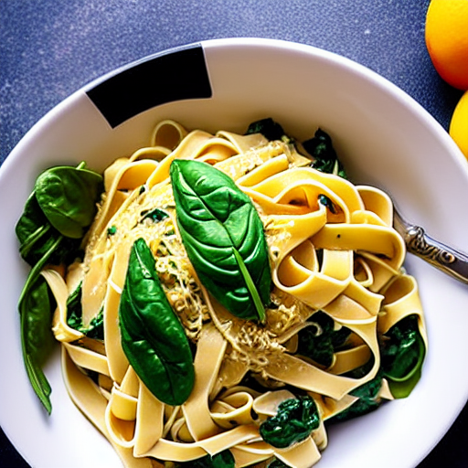 Fettuccine de Espinafre