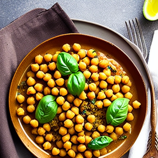 Pâtes aux Pois Chiches