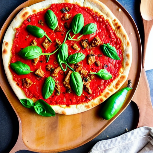Keto Red Curry Pizza