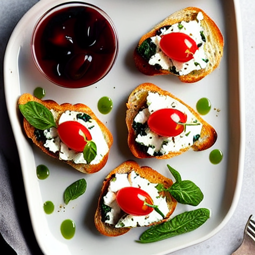 Herbed Goat Cheese Crostini