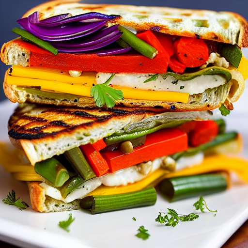 Roasted Vegetable Panini