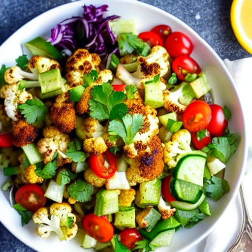 Spiced Cauliflower Fattoush