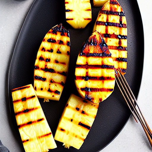Grilled Pineapple with Coconut