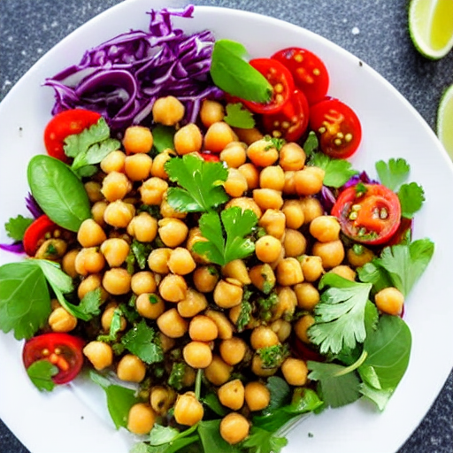 Chickpea Salad with Olives