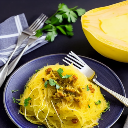 Spaghetti Squash Aglio e Olio