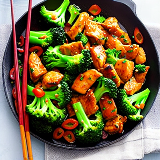 Sichuan Spicy Chicken and Broccoli