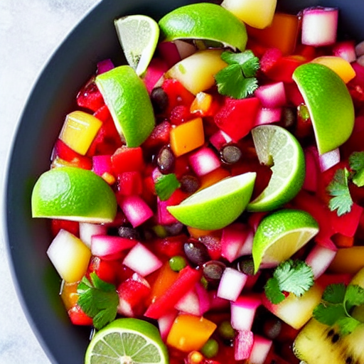 Pico de Gallo de Frutas