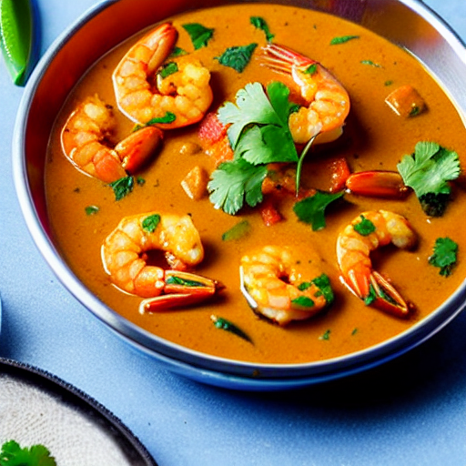 Prawn Curry with Coconut