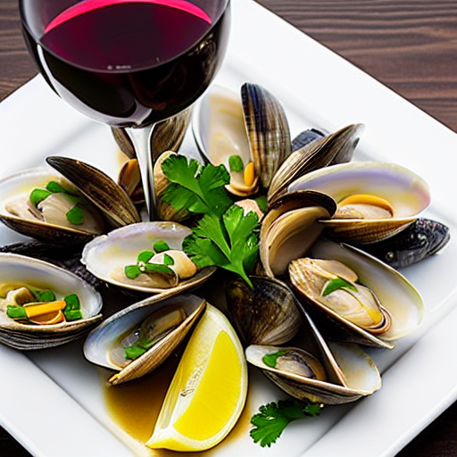 Steamed Clams with Wine