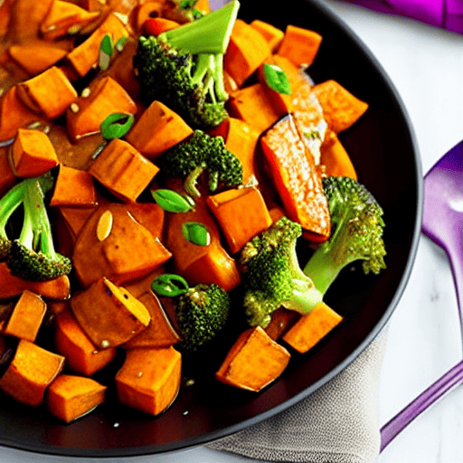 Savory Sweet Potato and Vegetable Stir-Fry