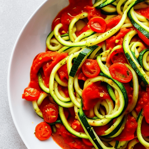 Zoodles al Pomodoro