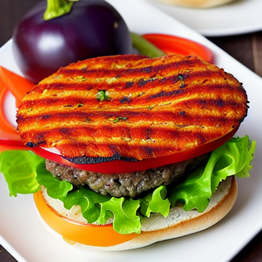 Hamburguesa de Berenjena