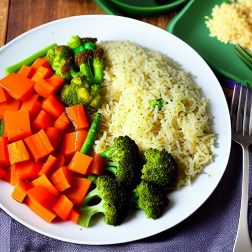 Keto Rice with Vegetables