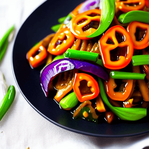 Vegan Stir-Fried Lotus Root