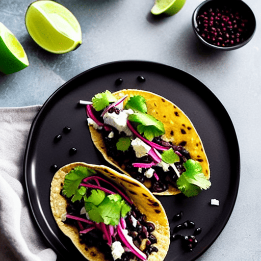 Midnight Black Bean Tacos