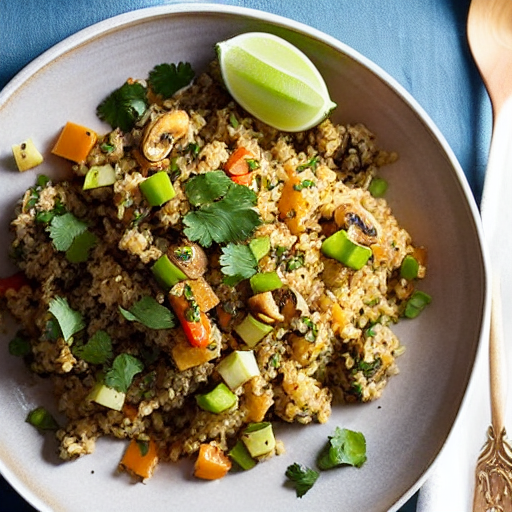 Mushroom Cauliflower Rice