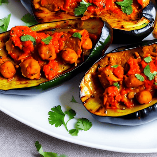 Tandoori Stuffed Eggplant
